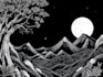 draw black and white illustrations