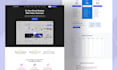 do website uiux, landing page uiux in figma