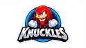 do unique cartoon character knuckles mascot logo 2 day