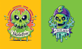 create custom skull skeleton graffiti  logo