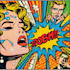 draw a retro pop art roy lichtenstein style