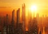 design a unique futuristic cyberpunk city