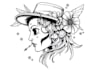 create line art tattoo illustration