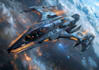 design a sci fi spaceship design