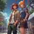 make a anime couple character art anime style
