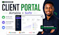 softr client portal zite airtable n8n automation budibase base44