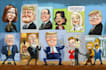 create political and editorial cartoons