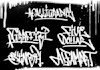 create graffiti tag for your logo or your brand vector