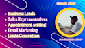 be your sales representative, real estate leads, pipeline lead and sales closer