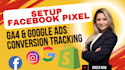 setup facebook meta pixel conversion API, fix ga4 google ads conversion tracking