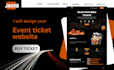 event ticket website, event website, ticket website, event management, event