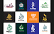 a arabic calligraphy logo  design