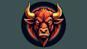 do creative angry bull logo with my own unique creativity
