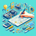 create a technical illustration, instruction manual design