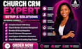 setup church crm church contact leads build church landing page church website