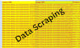 do website scraping , python scraping and email collection