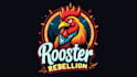 create unique rooster rebellion logo with new concepts