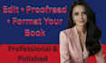 edit, proofread, and format your textbook or manuscript to perfection