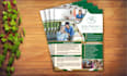 design assisted living, home care, nemt, cpr, group home and healthcare flyer