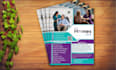 design cpr, home care, medical, lab, notary, dental, and healthcare flyer
