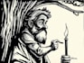 engraving linocut style digital drawing art