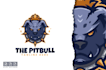 create unique bulldog pitbull logo