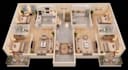 create 3d floor plan including furniture layout