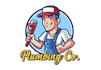 create professional plumbing and cleaning logo