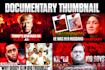design high CTR custom youtube thumbnails in 2 hour