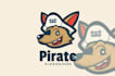 create mascot pirate logo