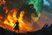 draw epic fantasy illustration