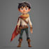 draw 2d game character design and animation