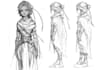create character concept art sketch