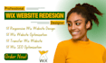 wix website redesign design wix ecommerce website wix website development seo