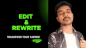 reduce plagiarism, rewrite, and improve grammarly score