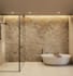 create a 3d design for the bathroom, laundry room