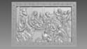 shape 3d wall plaque,bas relief,medallion coin,laser engraving,3d logo,cnc print