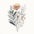 design feminine botanical boho logo