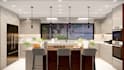 interior decorator for modern kitchen 3drendering in 3ds max