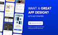 create mobile app UX UI design in figma