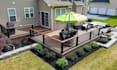 design terrace, backyard, landscape, pool and patio