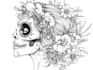 make beautiful line art tattoo design