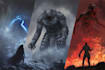 do sci fi horror and fantasy scene concept art illustrations