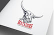 do creative mascot bull gaming logo
