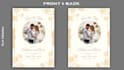 design VIP invitation with envelope