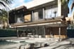 design interior and exterior space and 3d rendering