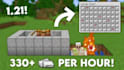 create modern bases,  xp and iron farms in minecraft java
