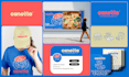 design luxury branding kit, brand identity with custom logo