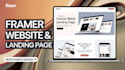 create responsive framer landing page design, framer website