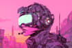 do retro synthwave pop neo sci fi cyberpunk arts and logo